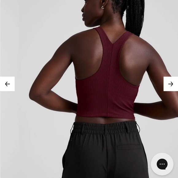 Refocus Ribbed Cropped Tank - Picture 2 of 9